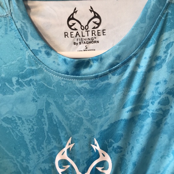 Staghorn Mens Long  Sleeve Performance Tech Fishing Tee S size - Picture 2 of 2